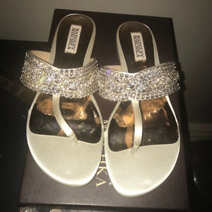 Badgley Mischka Sparkly Sandals